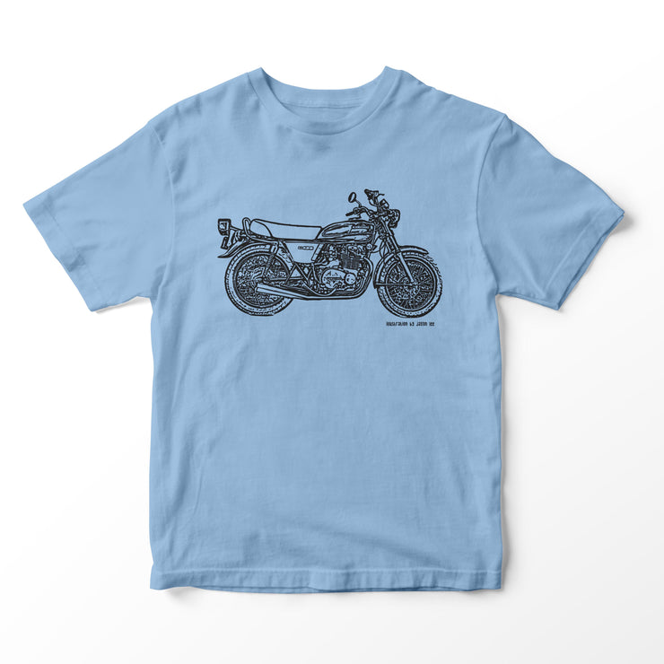 JL Illustration For A Kawasaki Z400 Motorbike Fan T-shirt
