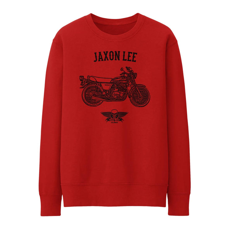 JL Basic Illustration for a Kawasaki Z400 Motorbike fan Jumper