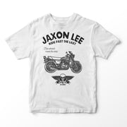 JL Ride Illustration for a Kawasaki Z400 Motorbike fan T-shirt