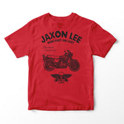 JL Ride Illustration for a Kawasaki Z400 Motorbike fan T-shirt