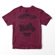 JL Ride Illustration for a Kawasaki Z400 Motorbike fan T-shirt