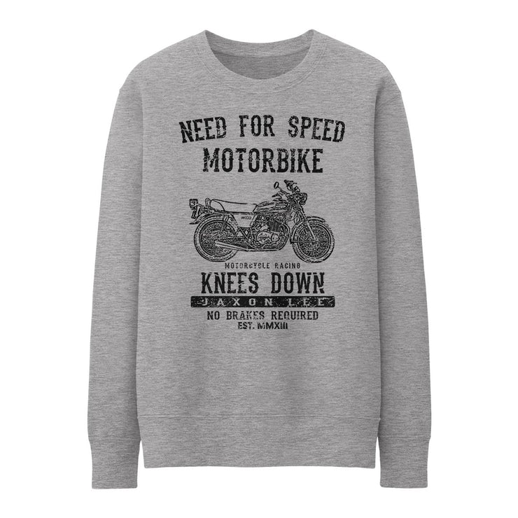 JL Speed Illustration for a Kawasaki Z400 Motorbike fan Jumper