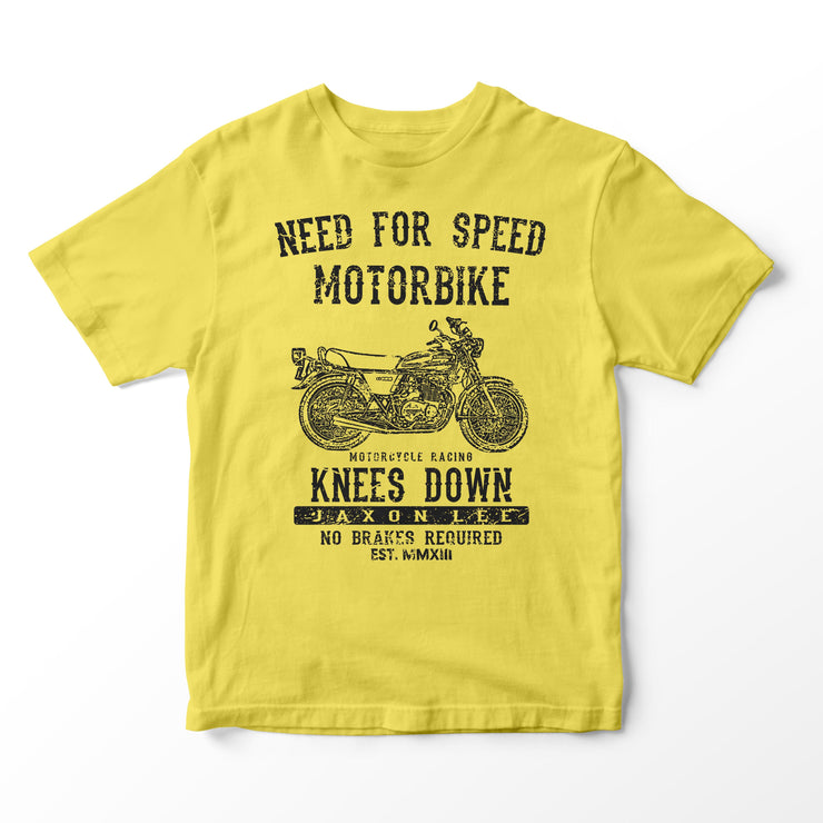 JL Speed Illustration for a Kawasaki Z400 Motorbike fan T-shirt