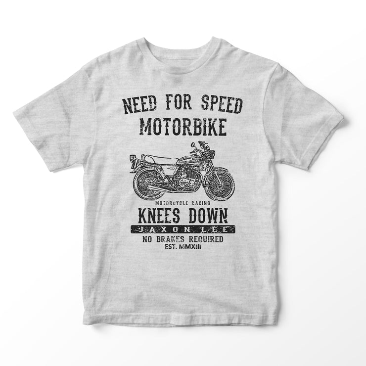 JL Speed Illustration for a Kawasaki Z400 Motorbike fan T-shirt