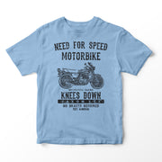 JL Speed Illustration for a Kawasaki Z400 Motorbike fan T-shirt