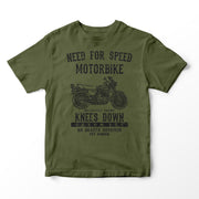 JL Speed Illustration for a Kawasaki Z400 Motorbike fan T-shirt