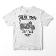 JL Ultimate Illustration for a Kawasaki Z400 Motorbike fan T-shirt