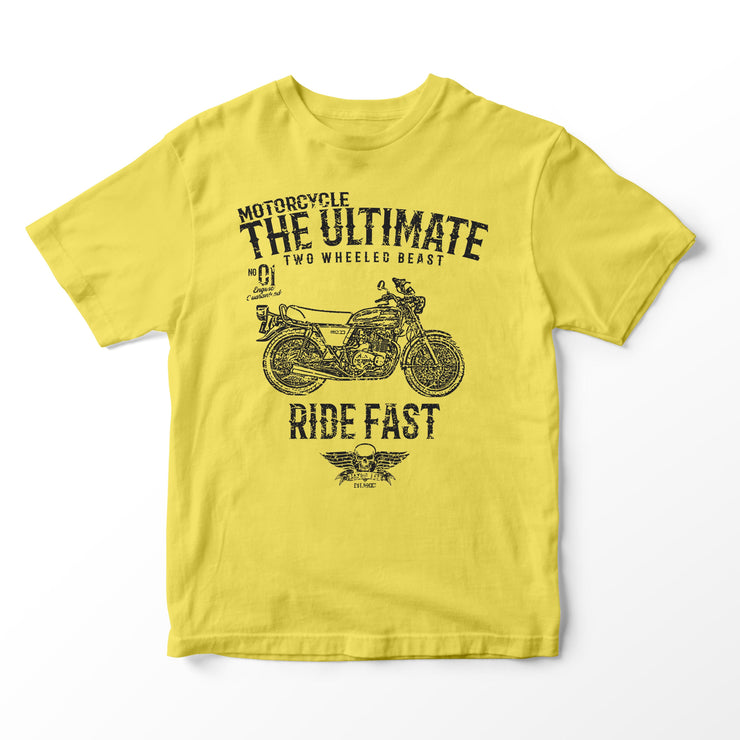 JL Ultimate Illustration for a Kawasaki Z400 Motorbike fan T-shirt