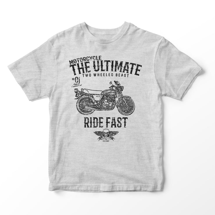 JL Ultimate Illustration for a Kawasaki Z400 Motorbike fan T-shirt