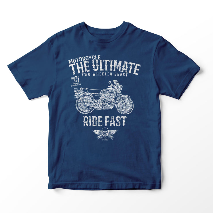 JL Ultimate Illustration for a Kawasaki Z400 Motorbike fan T-shirt