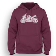 JL Illustration For A Kawasaki Z H2 Motorbike Fan Hoodie