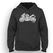 JL Illustration For A Kawasaki Z H2 Motorbike Fan Hoodie