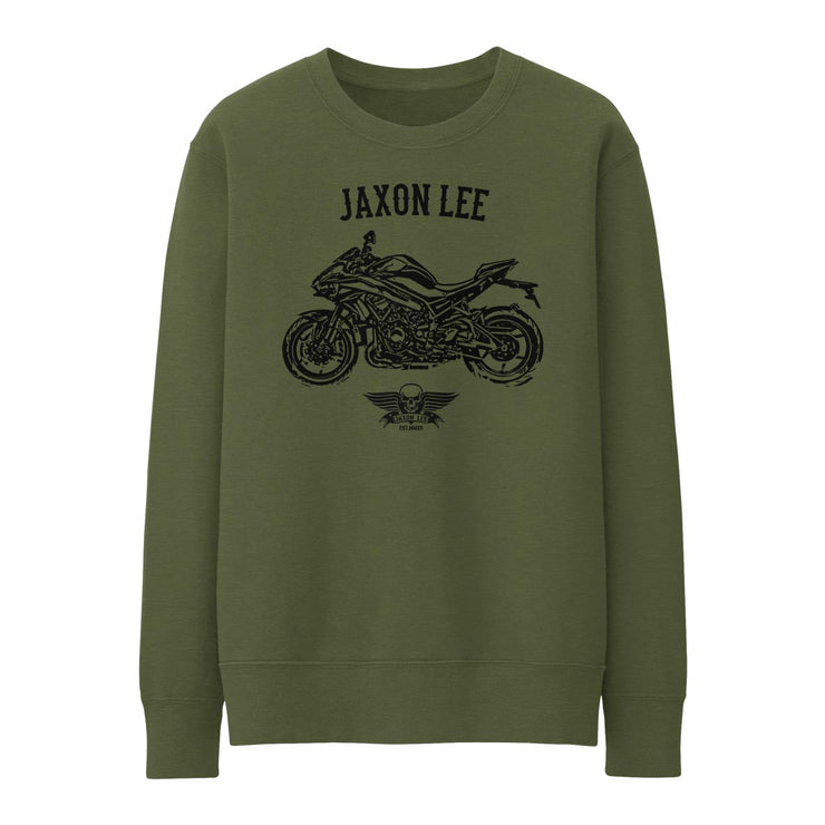 JL Basic Illustration for a Kawasaki Z H2 Motorbike fan Jumper