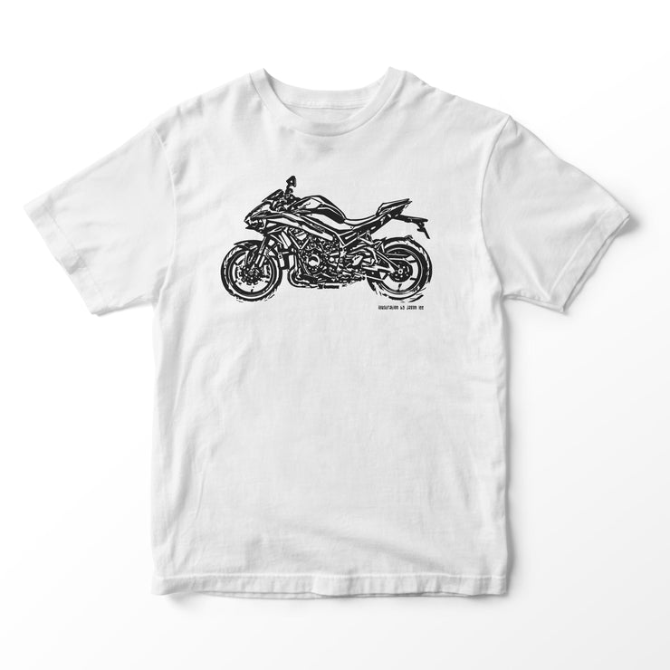 JL Illustration For A Kawasaki Z H2 Motorbike Fan T-shirt