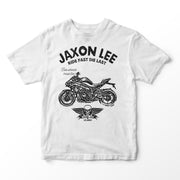 JL Ride Illustration for a Kawasaki Z H2 Motorbike fan T-shirt