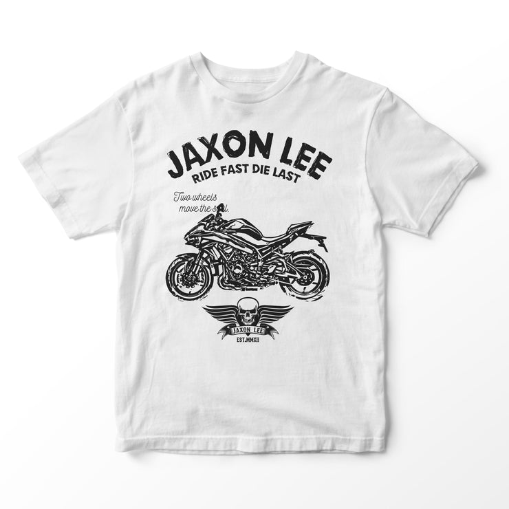 JL Ride Illustration for a Kawasaki Z H2 Motorbike fan T-shirt