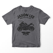 JL Ride Illustration for a Kawasaki Z H2 Motorbike fan T-shirt