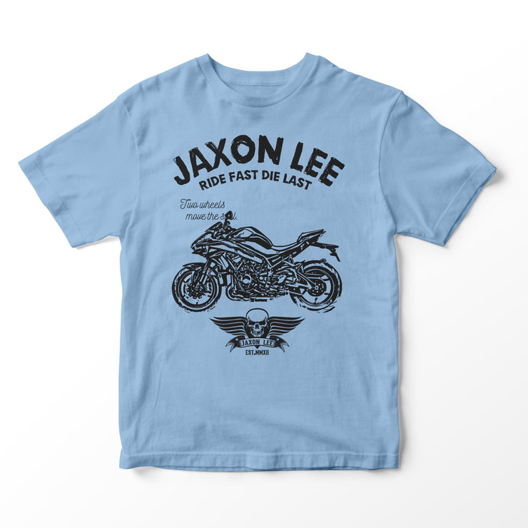 JL Ride Illustration for a Kawasaki Z H2 Motorbike fan T-shirt