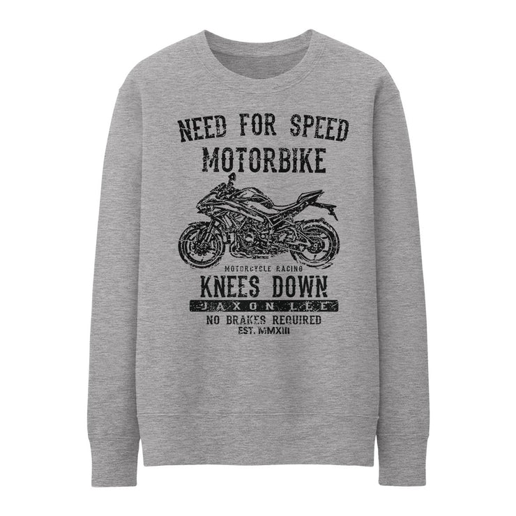 JL Speed Illustration for a Kawasaki Z H2 Motorbike fan Jumper