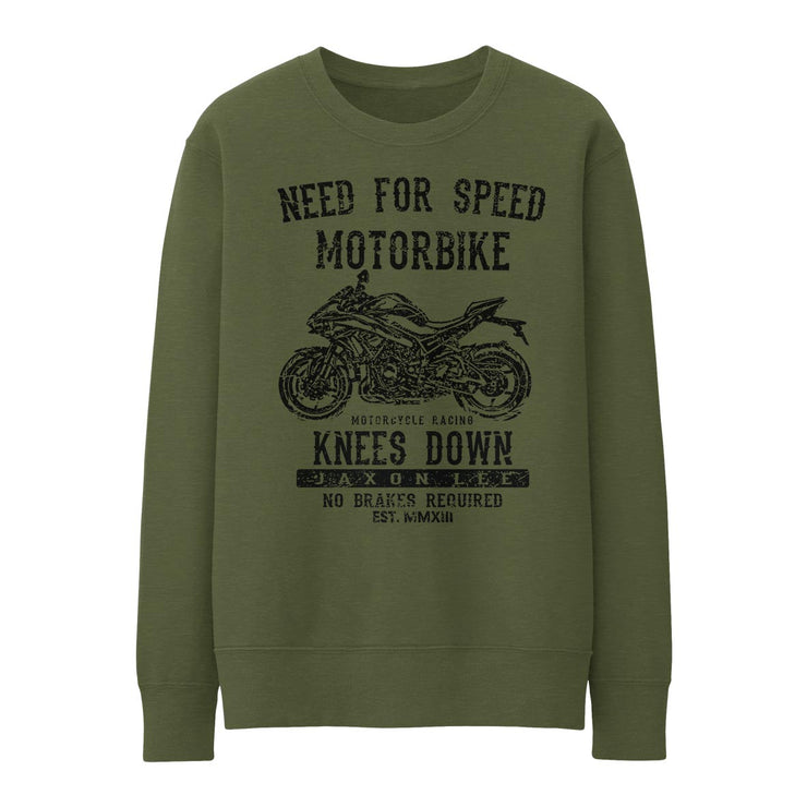 JL Speed Illustration for a Kawasaki Z H2 Motorbike fan Jumper