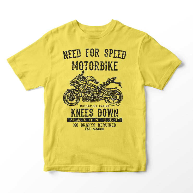 JL Speed Illustration for a Kawasaki Z H2 Motorbike fan T-shirt