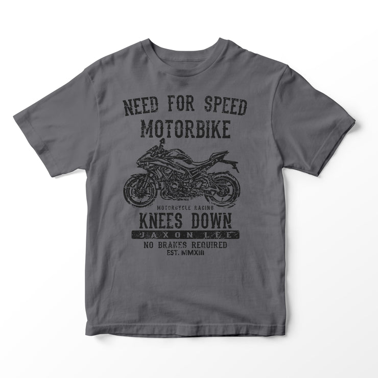 JL Speed Illustration for a Kawasaki Z H2 Motorbike fan T-shirt