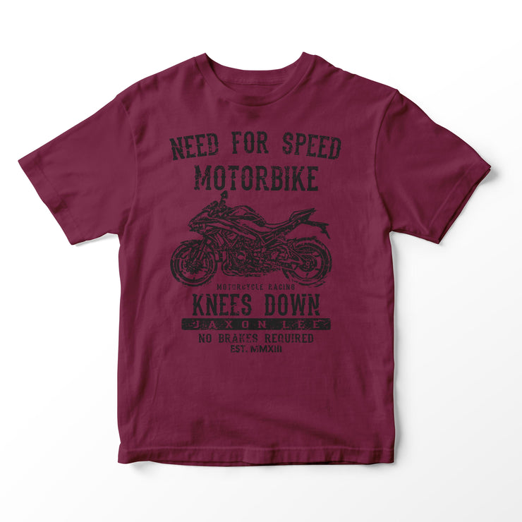 JL Speed Illustration for a Kawasaki Z H2 Motorbike fan T-shirt