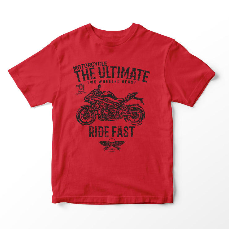 JL Ultimate Illustration for a Kawasaki Z H2 Motorbike fan T-shirt