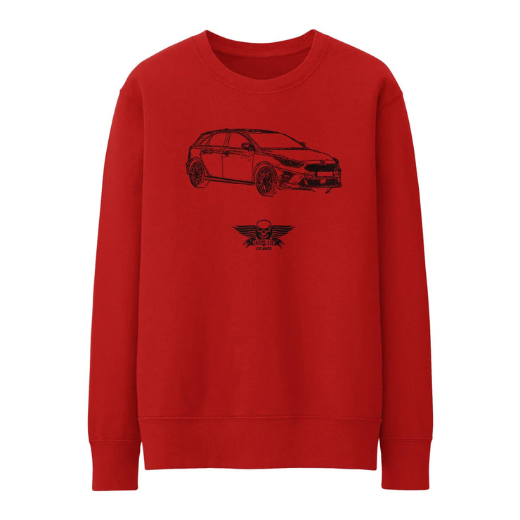 JL Basic Illustration for a KIA Ceed Motorcar fan Jumper