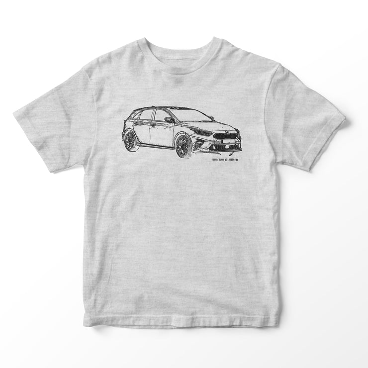 JL Illustration For A KIA Ceed Motorcar Fan T-shirt