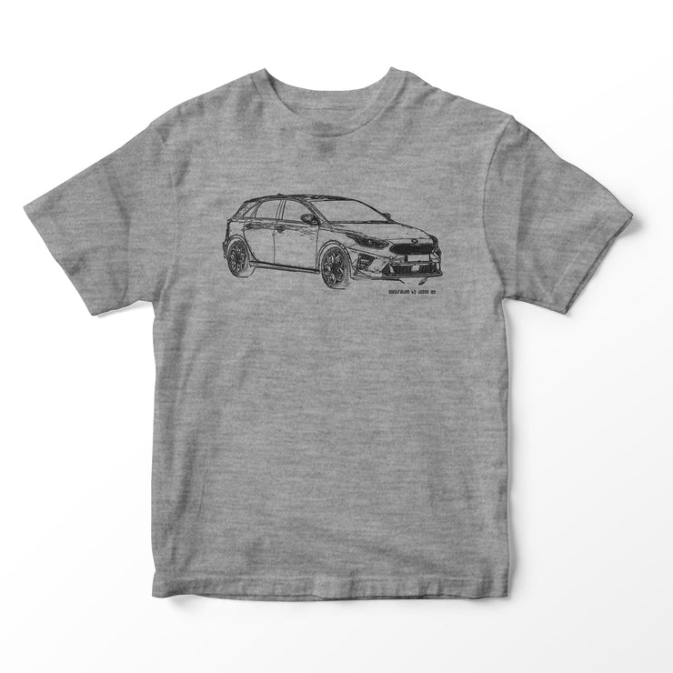 JL Illustration For A KIA Ceed Motorcar Fan T-shirt