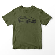 JL Illustration For A KIA Ceed Motorcar Fan T-shirt