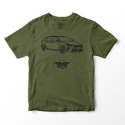 JL Basic Illustration for a KIA Ceed Motorcar fan T-shirt