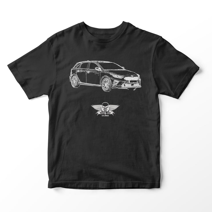 JL Basic Illustration for a KIA Ceed Motorcar fan T-shirt