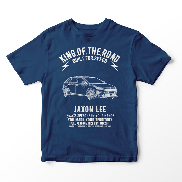 JL King Illustration for a KIA Ceed Motorcar fan T-shirt