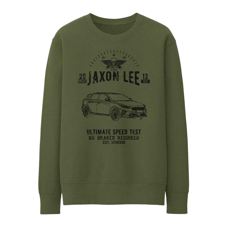 JL Speed Illustration for a KIA Ceed Motorcar fan Jumper