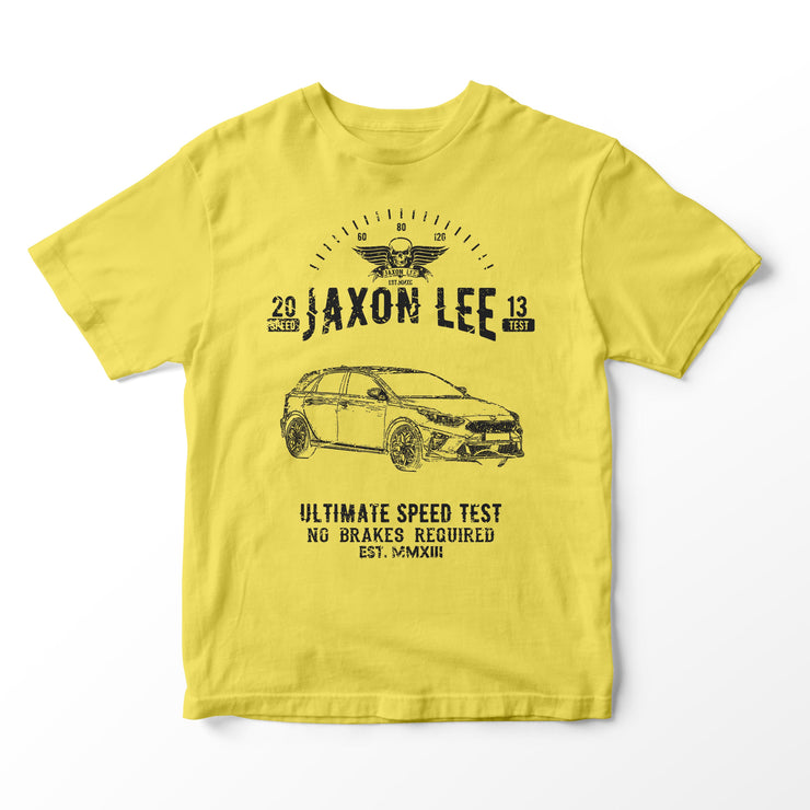 JL Speed Illustration for a KIA Ceed Motorcar fan T-shirt