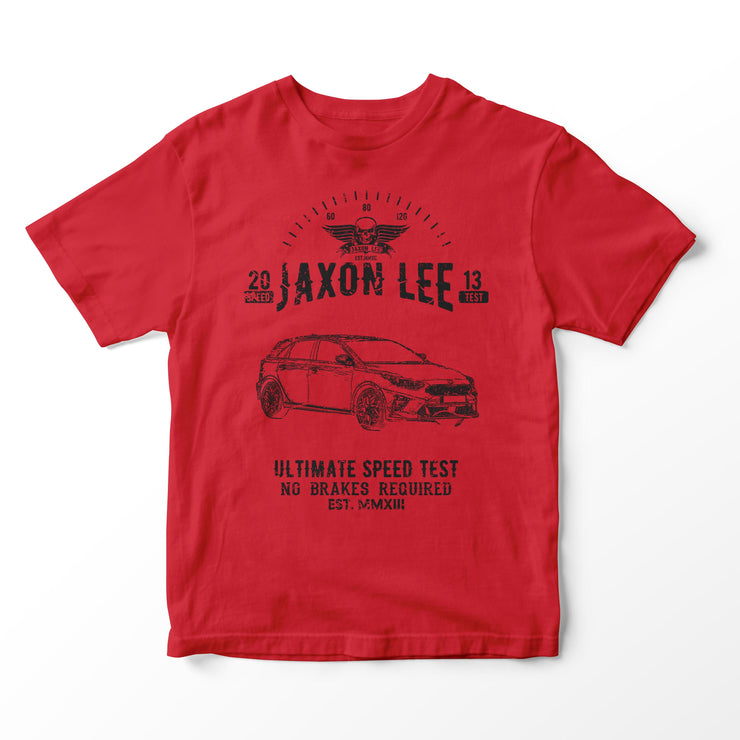 JL Speed Illustration for a KIA Ceed Motorcar fan T-shirt