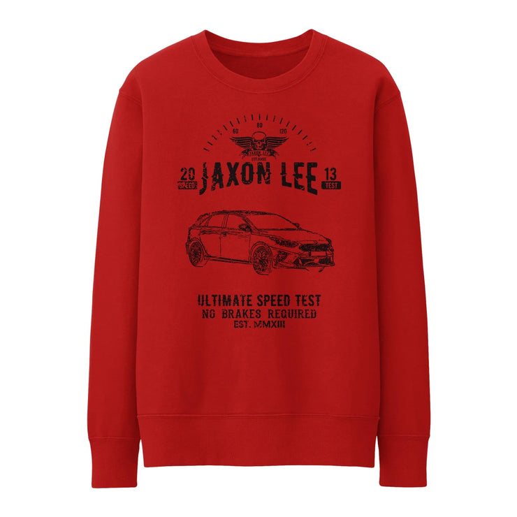 JL Speed Illustration for a KIA Ceed Motorcar fan Jumper