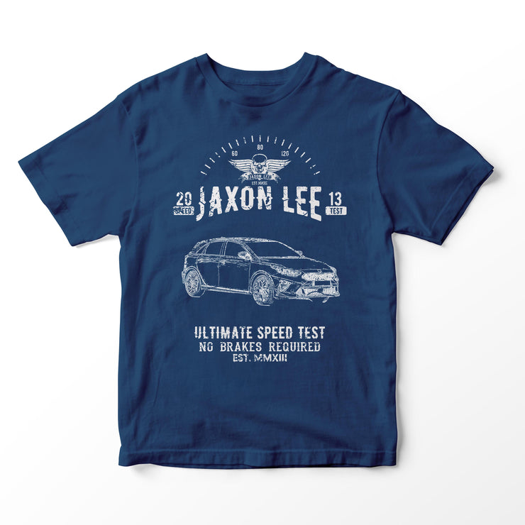 JL Speed Illustration for a KIA Ceed Motorcar fan T-shirt