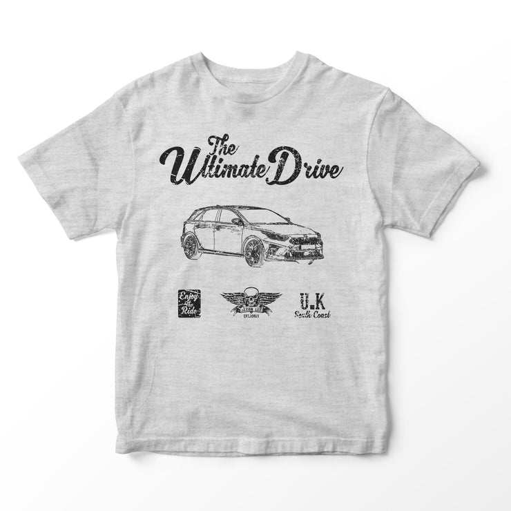 JL Ultimate Illustration for a KIA Ceed Motorcar fan T-shirt