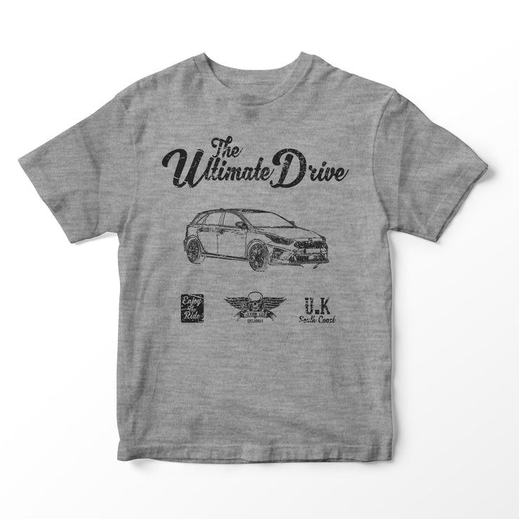 JL Ultimate Illustration for a KIA Ceed Motorcar fan T-shirt