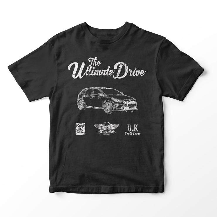 JL Ultimate Illustration for a KIA Ceed Motorcar fan T-shirt