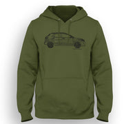JL Illustration For A Kia Stonic Motorbike Fan Hoodie