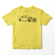 JL Illustration For A Lexus RC F 2020 Motorcar Fan T-shirt