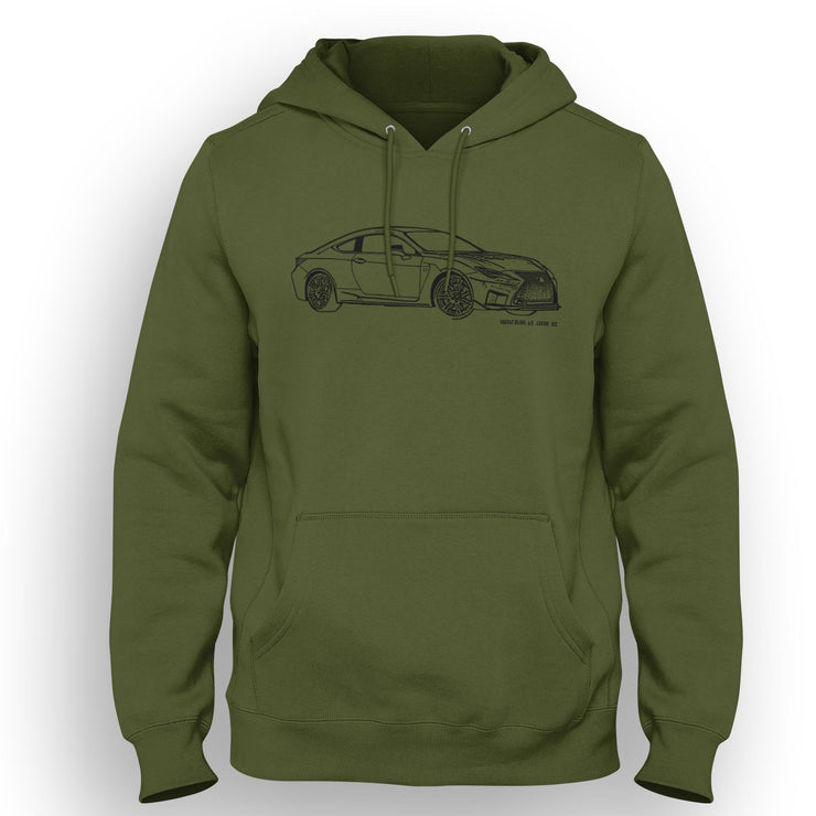 JL Illustration For A Lexus RC F 2020 Motorcar Fan Hoodie