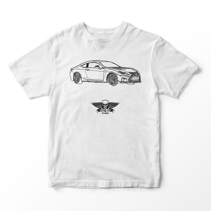 JL Basic Illustration for a Lexus RC F 2020 Motorcar fan T-shirt