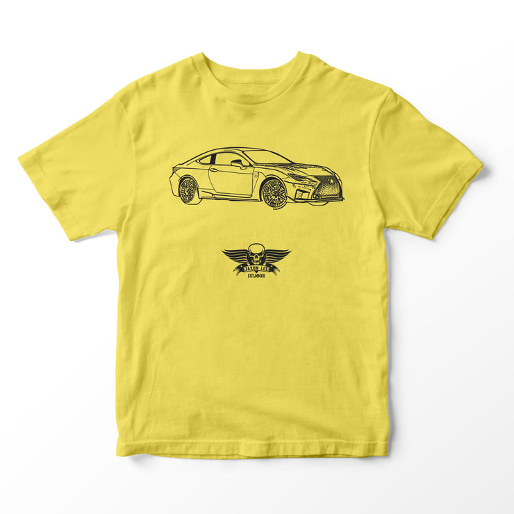 JL Basic Illustration for a Lexus RC F 2020 Motorcar fan T-shirt