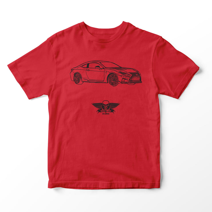 JL Basic Illustration for a Lexus RC F 2020 Motorcar fan T-shirt