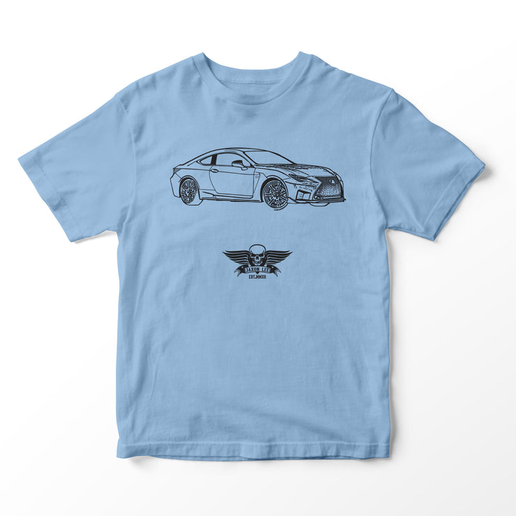 JL Basic Illustration for a Lexus RC F 2020 Motorcar fan T-shirt